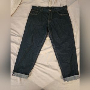NWOT NEXT Raw Denim, Relaxed Taper Jeans, 38R